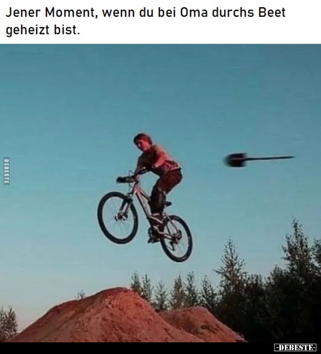 Jener Moment, wenn du bei Oma durchs Beet geheizt bist... - Lustige Bilder | DEBESTE.de
