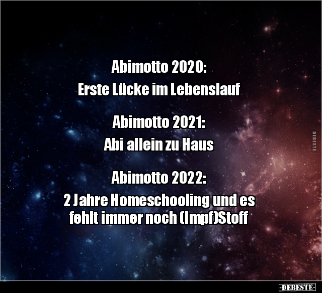 Abimotto 2020: Erste Lücke im Lebenslauf.. - Lustige Bilder | DEBESTE.de