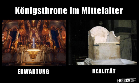 Königsthrone im Mittelalter.. - Lustige Bilder | DEBESTE.de