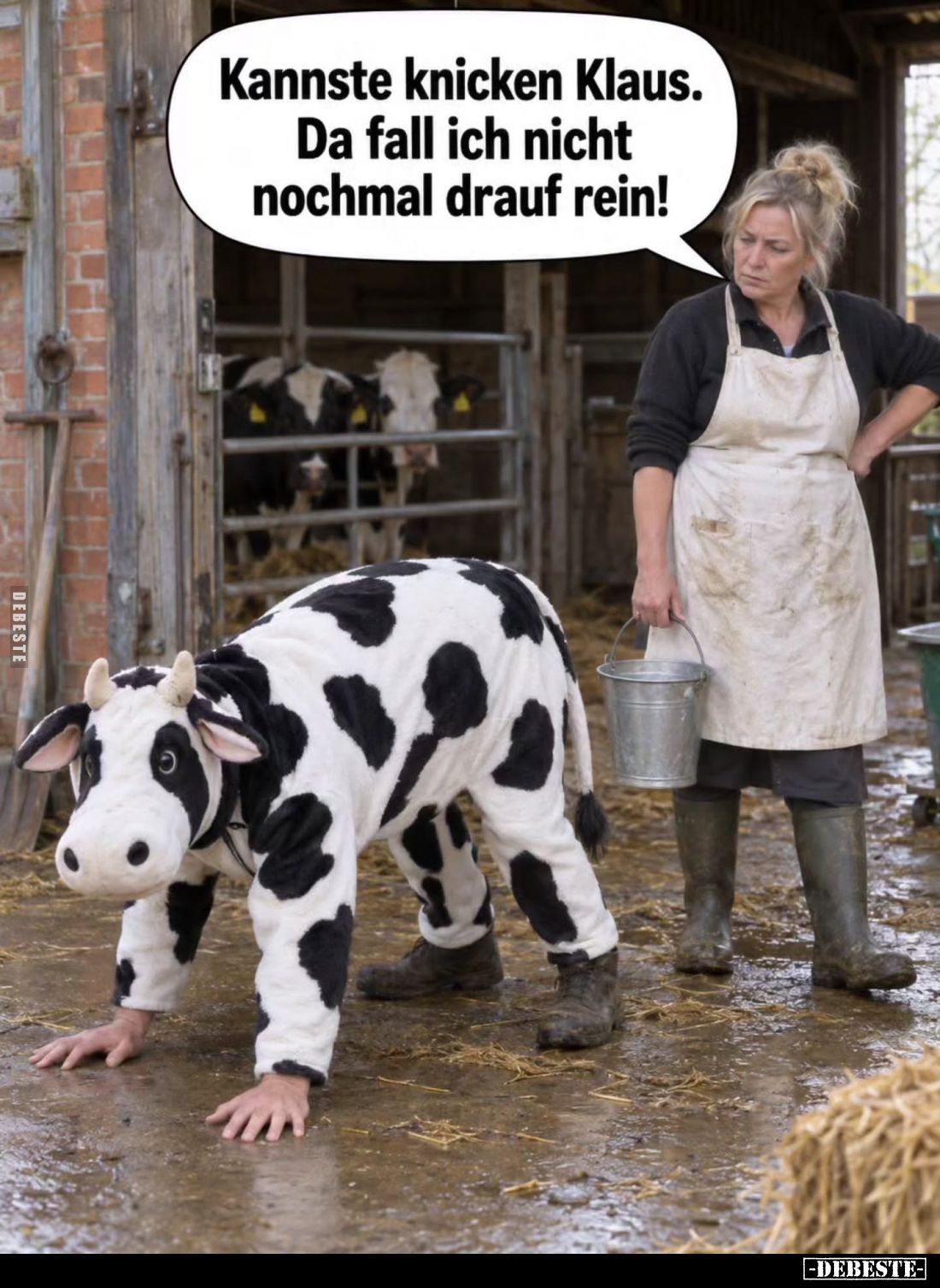 Kannste knicken Klaus. Da fall ich nicht nochmal drauf rein!