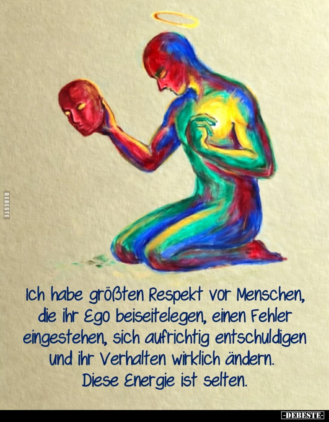 Ich habe größten Respekt vor Menschen, die ihr Ego.. - Lustige Bilder | DEBESTE.de