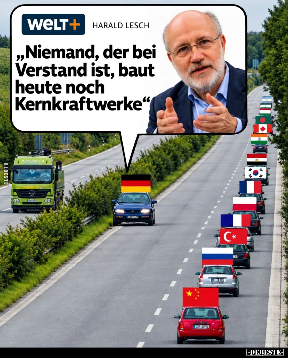 WELT+
HARALD LESCH

„Niemand, der bei Verstand ist, baut heute noch Kernkraftwerke“
