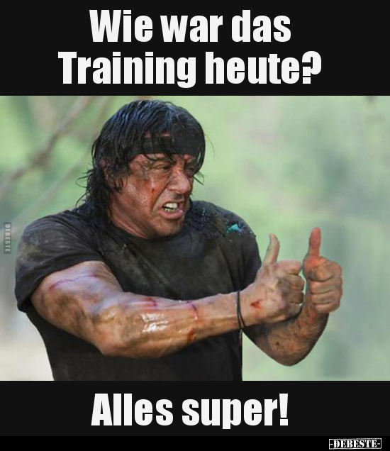 Wie war das Training heute?.. - Lustige Bilder | DEBESTE.de