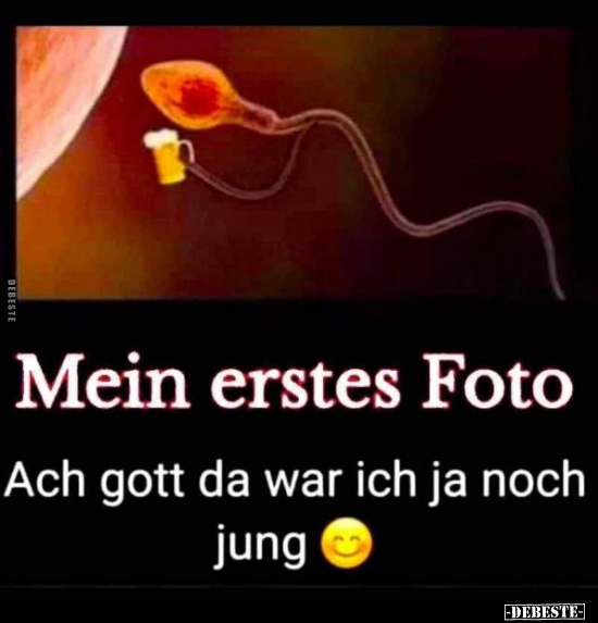 Mein erstes Foto. Ach gott da war ich ja noch jung.. - Lustige Bilder | DEBESTE.de