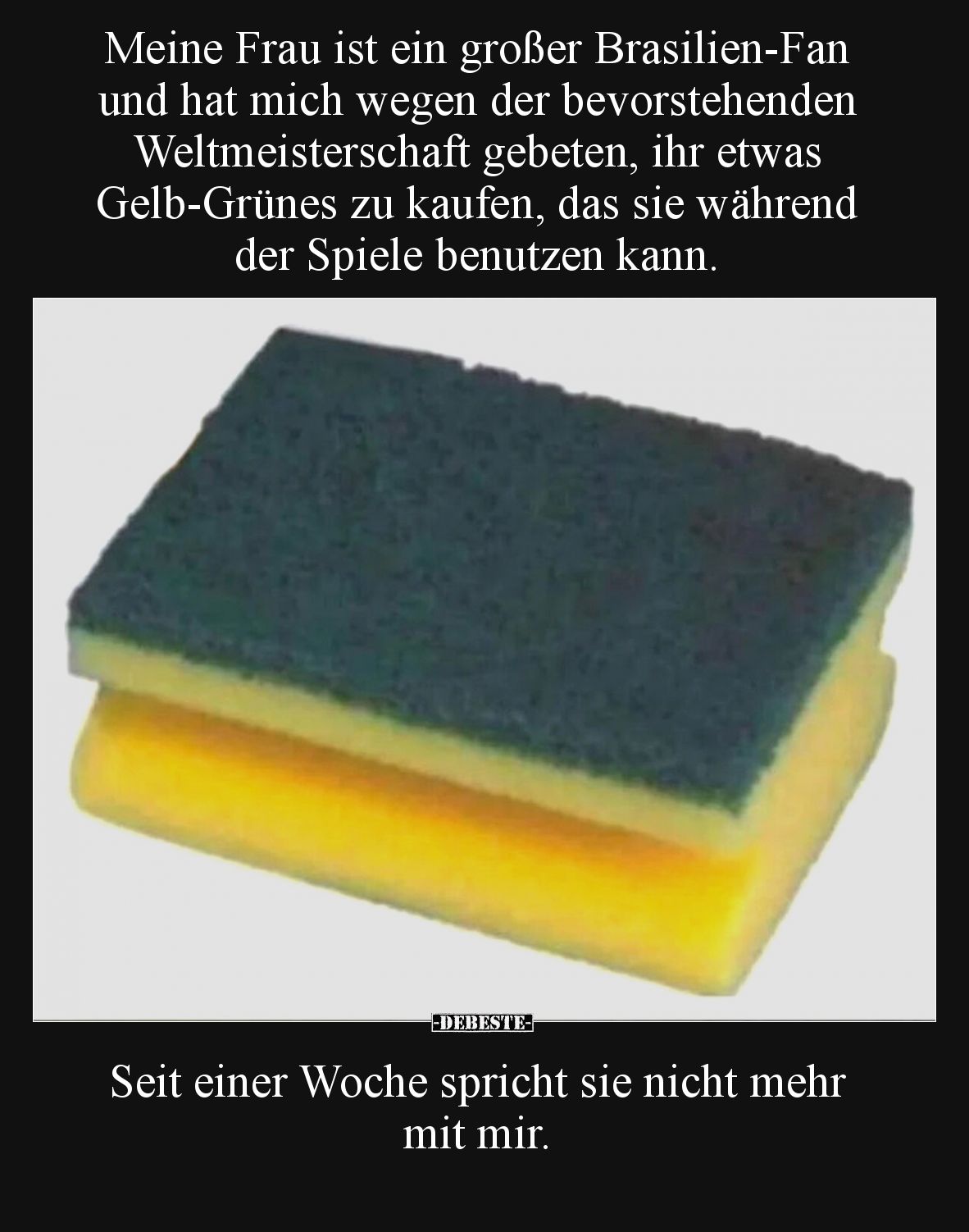 Meine Frau ist ein großer Brasilien-Fan und hat mich wegen der bevorstehenden Weltmeisterschaft gebeten, ihr etwas Gelb-Grüne...