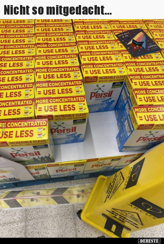 Nicht so mitgedacht..