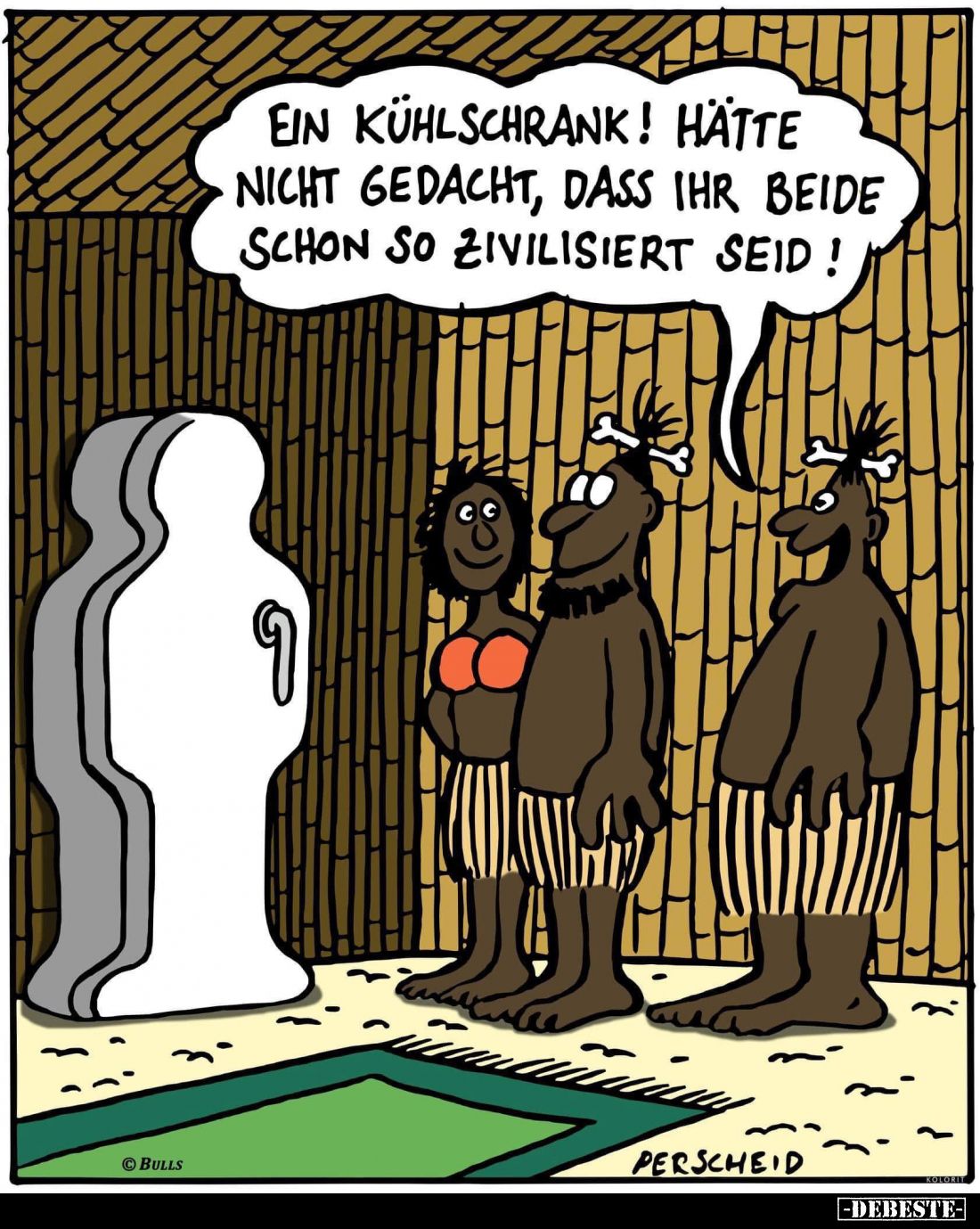 Ein Kühlschrank! Hätte nicht gedacht..