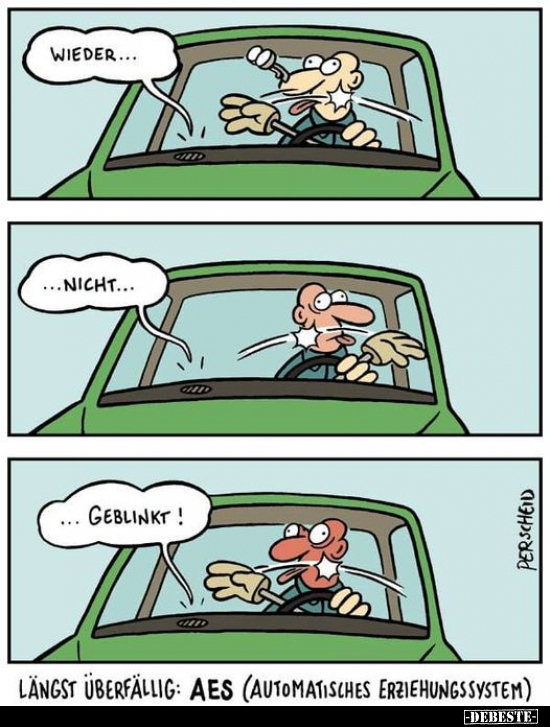 Wieder...nicht...geblinkt!..