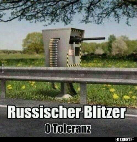 Russischer Blitzer - 0 Toleranz. - Lustige Bilder | DEBESTE.de