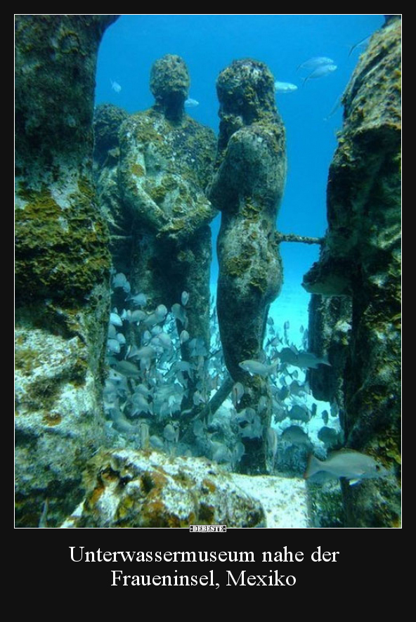 Unterwassermuseum nahe der Fraueninsel, Mexiko.. - Lustige Bilder | DEBESTE.de