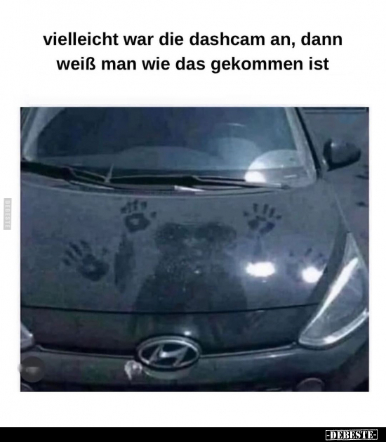 Vielleicht war die Dashcam an, dann weiß man wie das gekommen ist.. - Lustige Bilder | DEBESTE.de