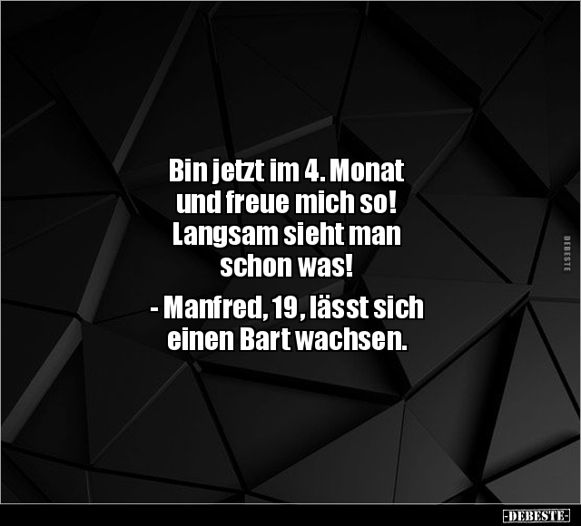 Bin jetzt im 4. Monat und freue mich so! Langsam sieht.. - Lustige Bilder | DEBESTE.de