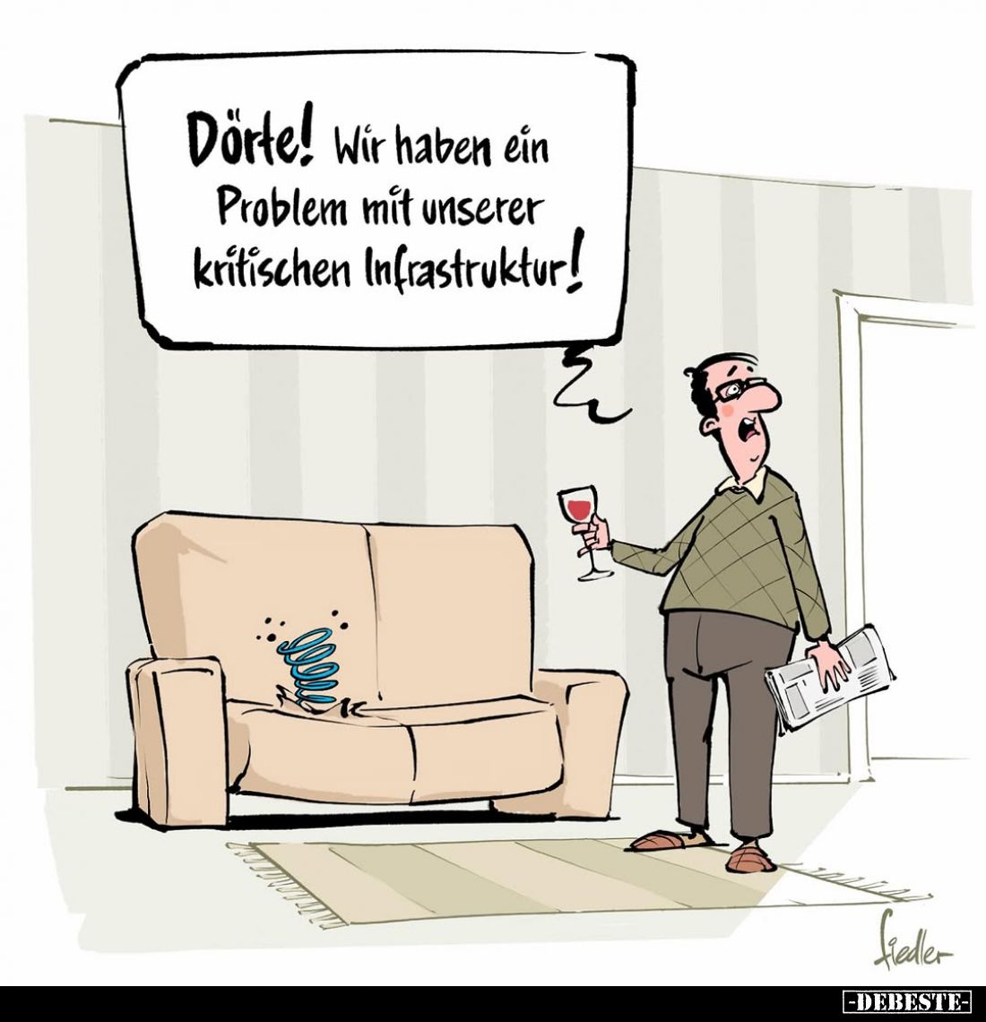 Dörte! Wir haben ein Problem mit unserer kritischen Infrastruktur!