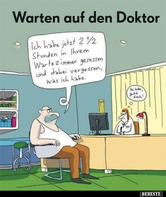 Warten auf den Doktor - Lustige Bilder | DEBESTE.de