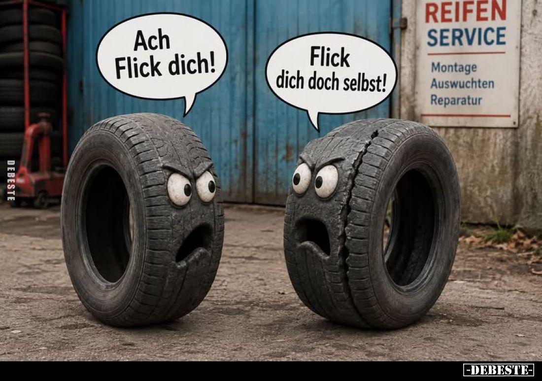 Ach Flick dich! -
Flick dich doch selbst!