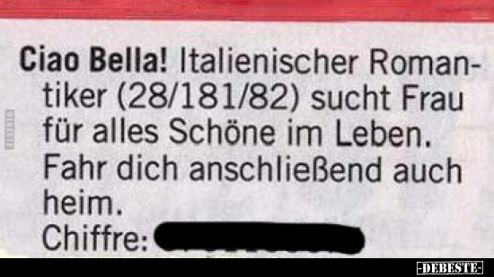 Wer kann da schon widerstehen..