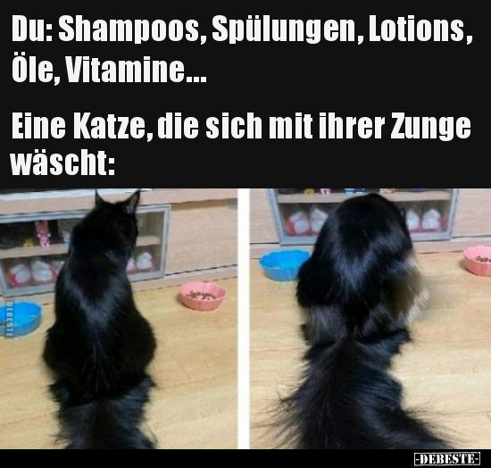 Du: Shampoos, Spülungen, Lotions, Öle, Vitamine... - Lustige Bilder | DEBESTE.de