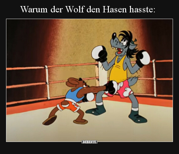 Warum der Wolf den Hasen hasste.. - Lustige Bilder | DEBESTE.de