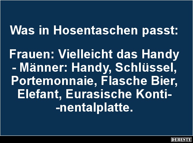 Was in Hosentaschen passt.. - Lustige Bilder | DEBESTE.de