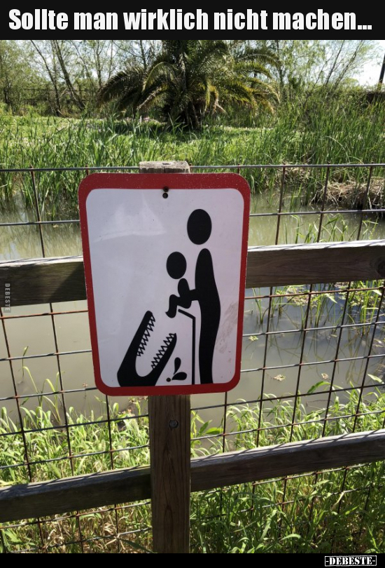 Sollte man wirklich nicht machen...