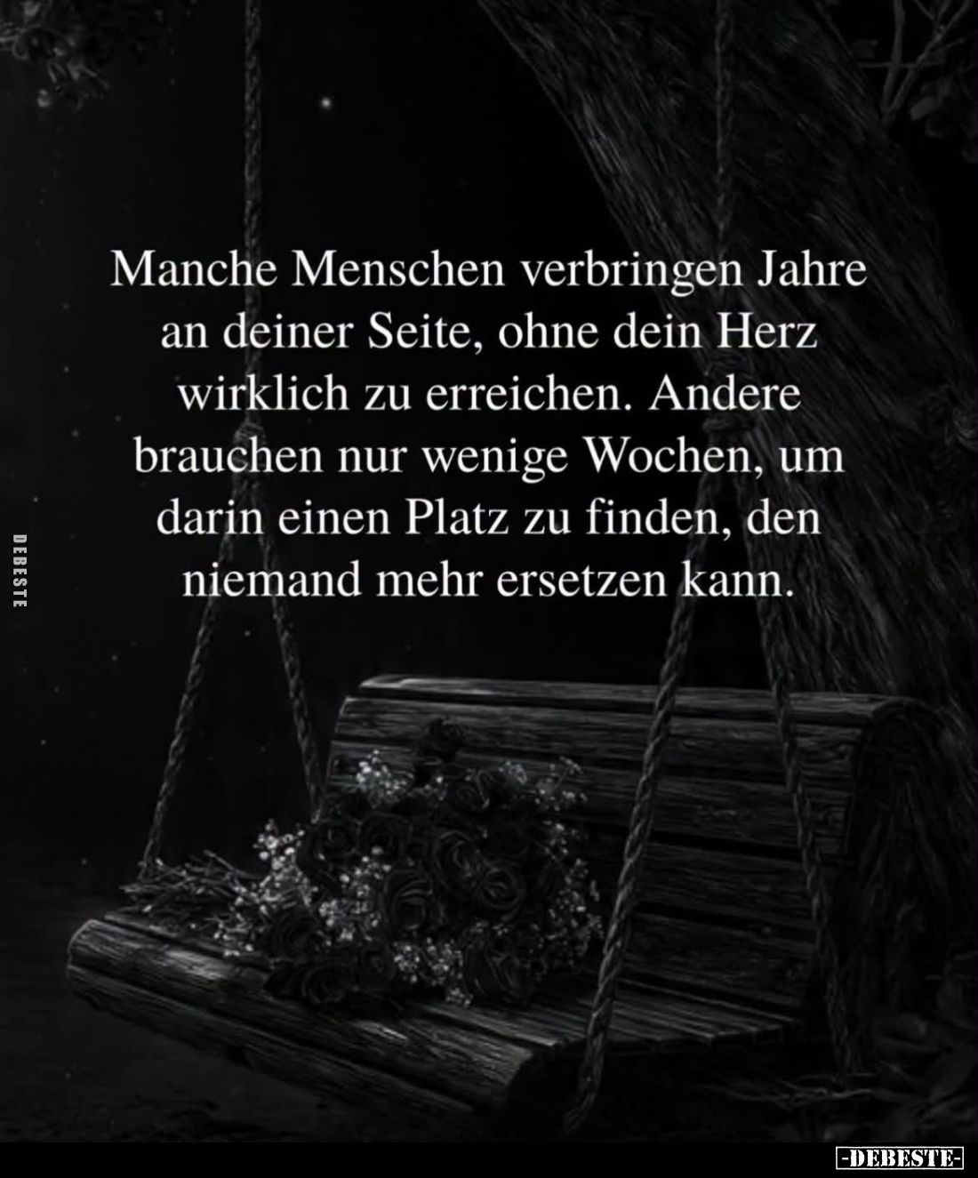 Manche Menschen verbringen Jahre an deiner Seite, ohne dein Herz wirklich zu erreichen.
Andere brauchen nur wenige Wochen, u...