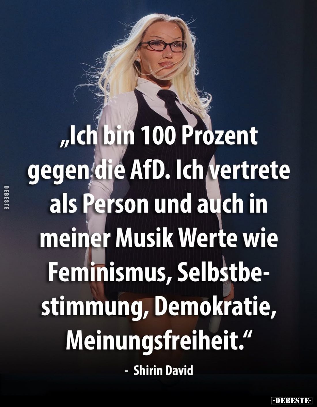 Ich bin 100 Prozent gegen die AfD.... - Lustige Bilder | DEBESTE.de