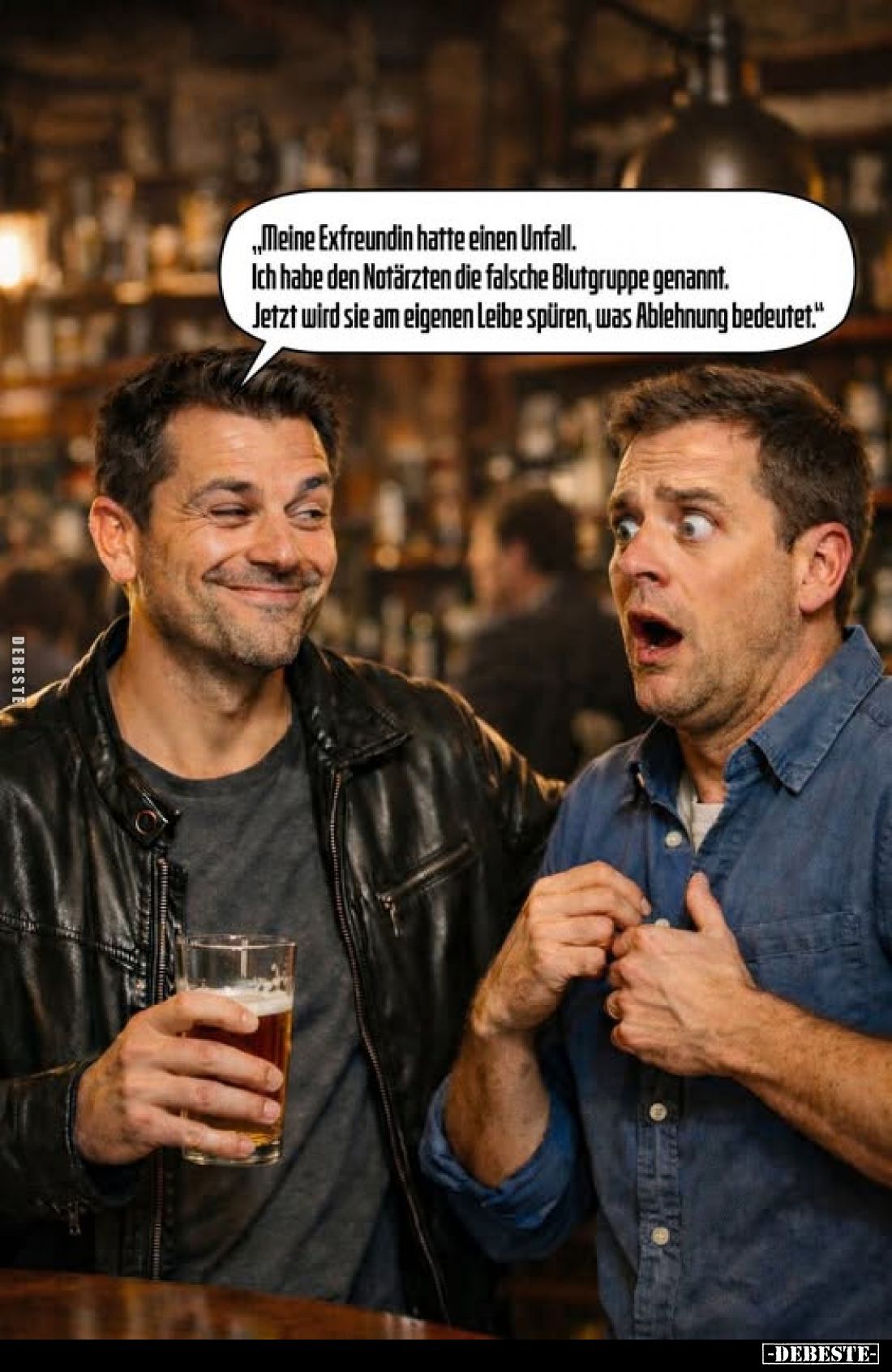„Meine Exfreundin hatte einen Unfall. Ich habe den Notärzten die falsche Blutgruppe genannt. Jetzt wird sie am eigenen Leibe ...