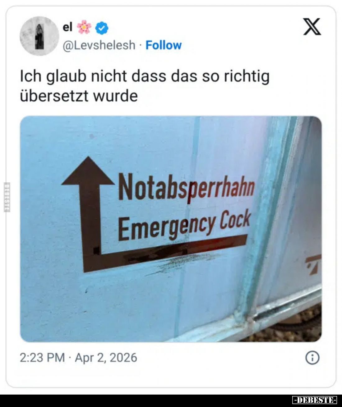 Ich glaub nicht dass das so richtig übersetzt wurde.. - Lustige Bilder | DEBESTE.de