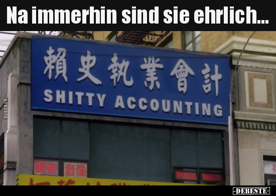 Na immerhin sind sie ehrlich...