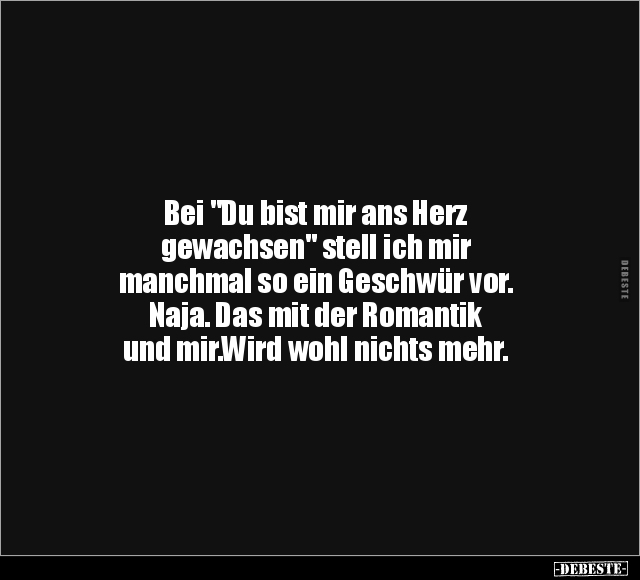 Bei "Du bist mir ans Herz gewachsen".. - Lustige Bilder | DEBESTE.de