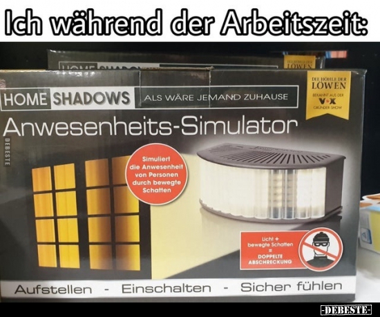 Ich während der Arbeitszeit...