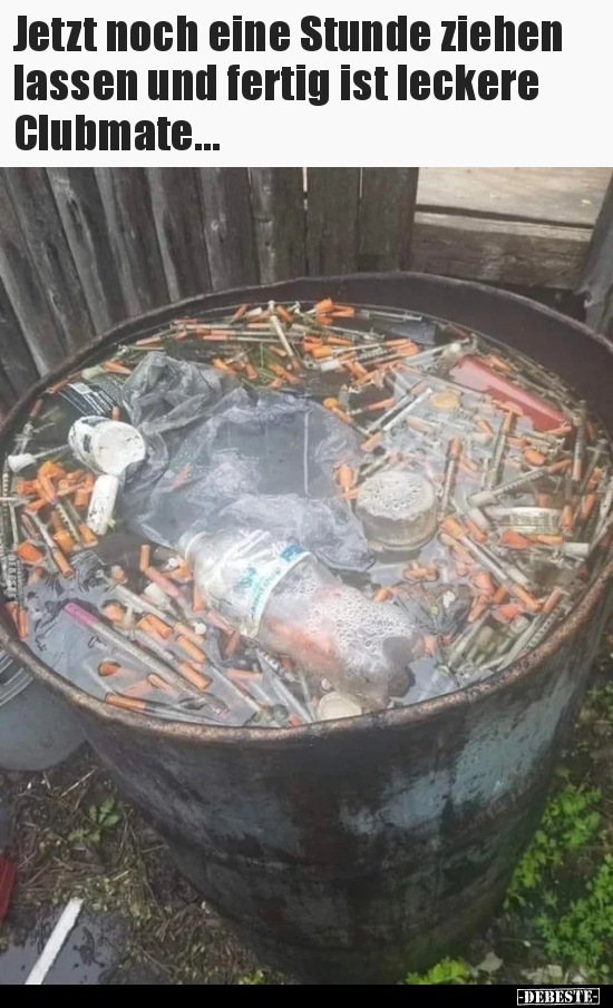 Jetzt noch eine Stunde ziehen lassen und fertig ist leckere..