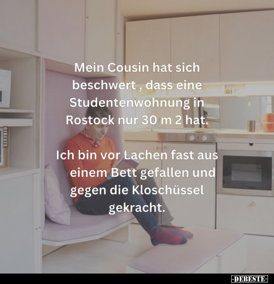 Mein Cousin hat sich beschwert, dass eine Studentenwohnung.. - Lustige Bilder | DEBESTE.de