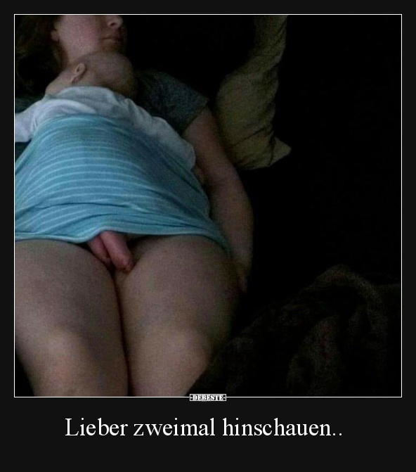 Lieber zweimal hinschauen..