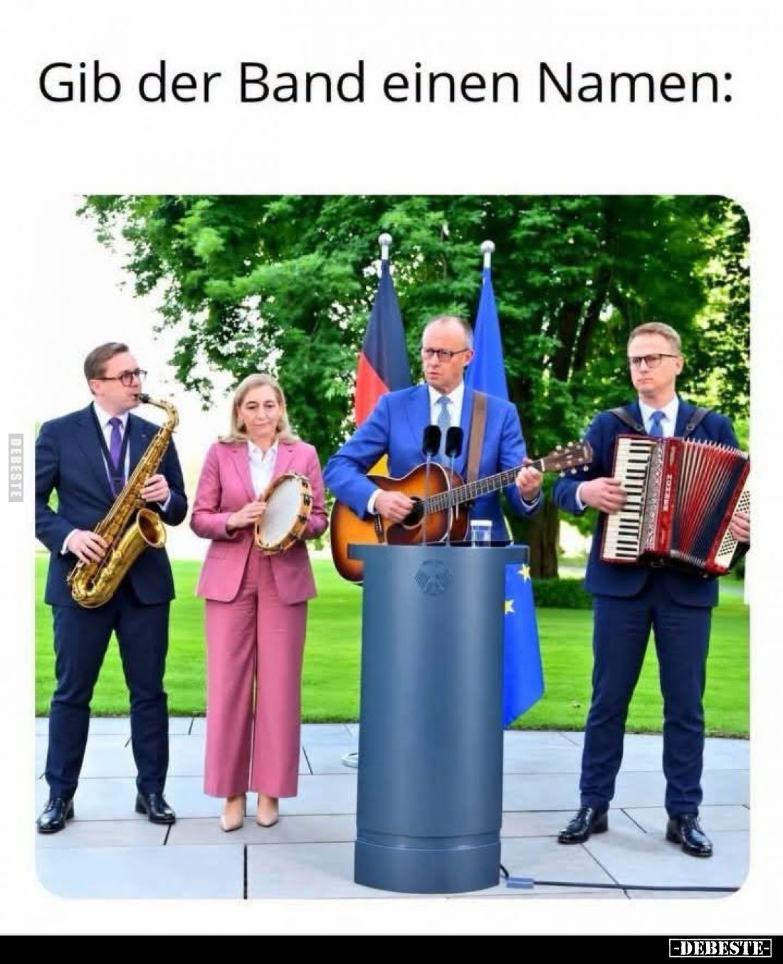 Gib der Band einen Namen: