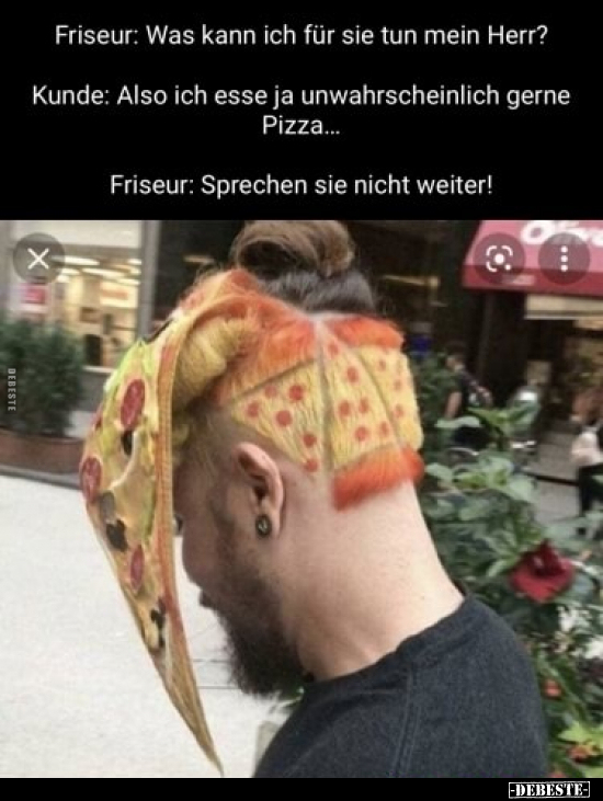 Friseur: Was kann ich für sie tun mein Herr?.. - Lustige Bilder | DEBESTE.de