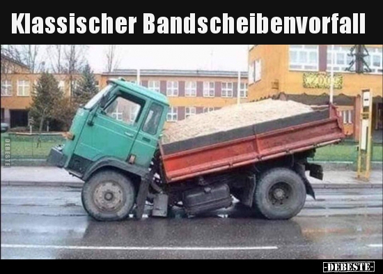 Klassischer Bandscheibenvorfall.. - Lustige Bilder | DEBESTE.de