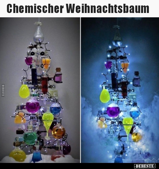 Chemischer Weihnachtsbaum..