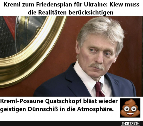 Putins Oberquatschkopf meldet sich wieder mal zu Wort - Lustige Bilder | DEBESTE.de