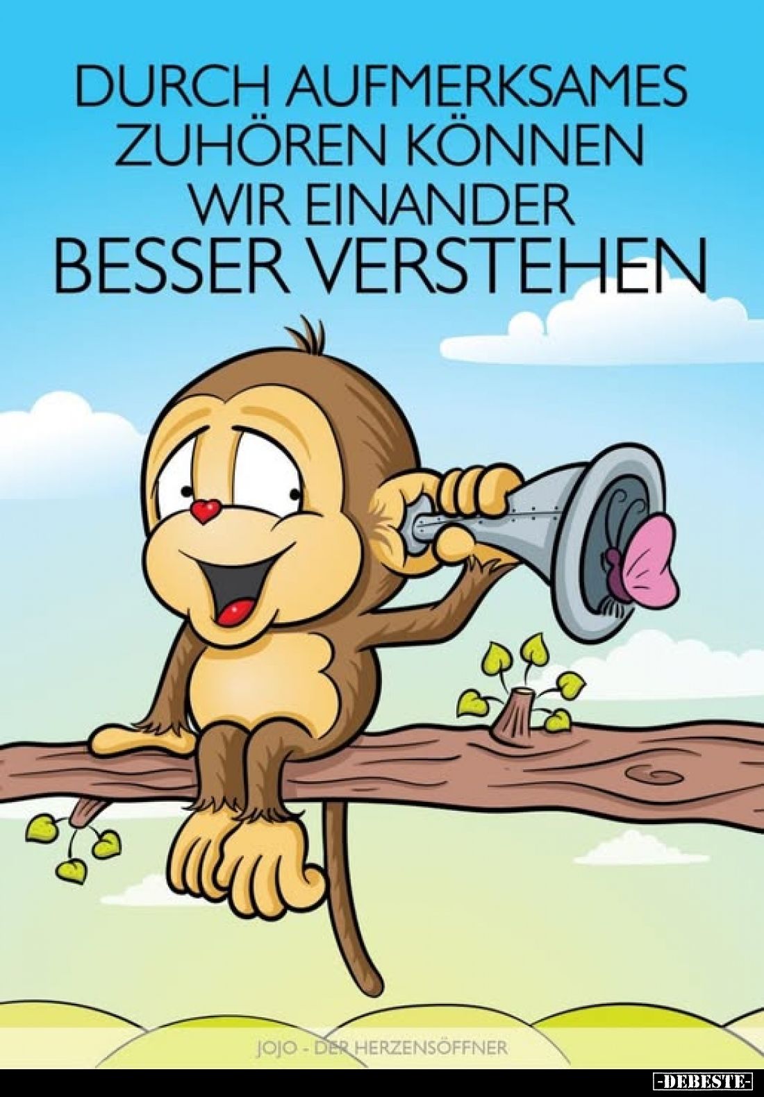 Durch aufmerksames Zuhören können wir einander besser verstehen.