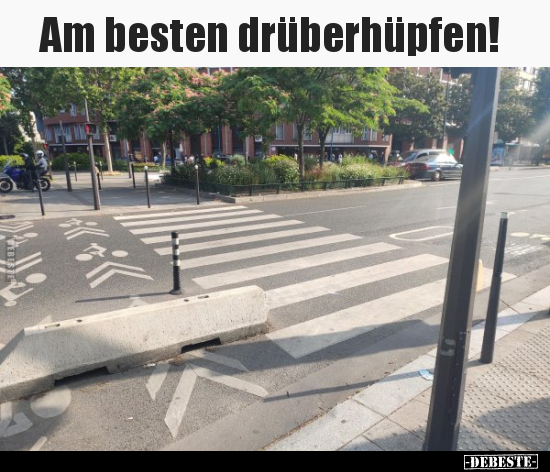 Am besten drüberhüpfen!.. - Lustige Bilder | DEBESTE.de