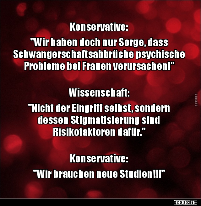 Konservative: "Wir haben doch nur Sorge, dass.." - Lustige Bilder | DEBESTE.de