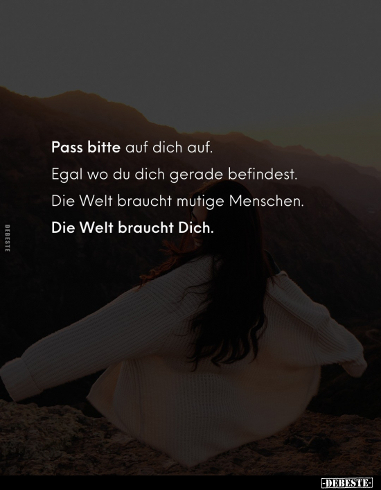 Pass bitte auf dich auf.. - Lustige Bilder | DEBESTE.de