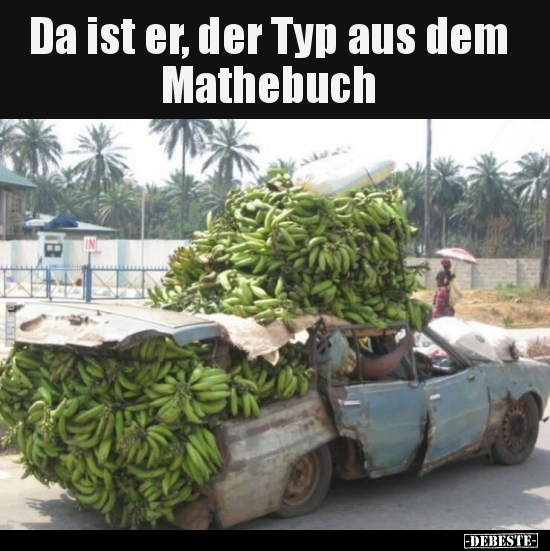 Da ist er, der Typ aus dem Mathebuch.. - Lustige Bilder | DEBESTE.de