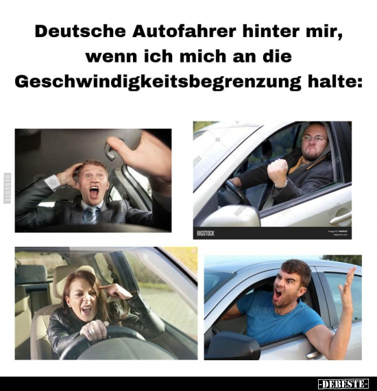 Deutsche Autofahrer hinter mir.. - Lustige Bilder | DEBESTE.de