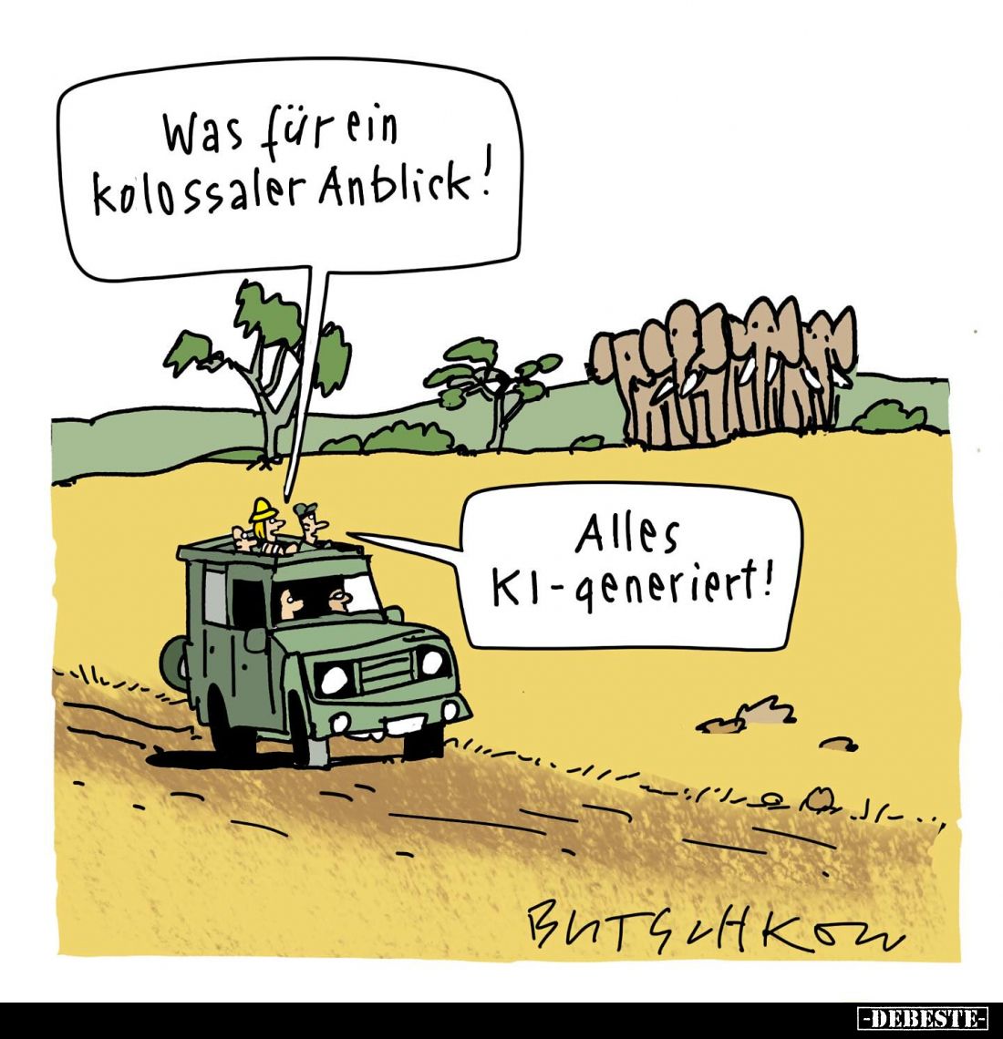 Was für ein kolossaler Anblick!
-
Alles KI-generiert!