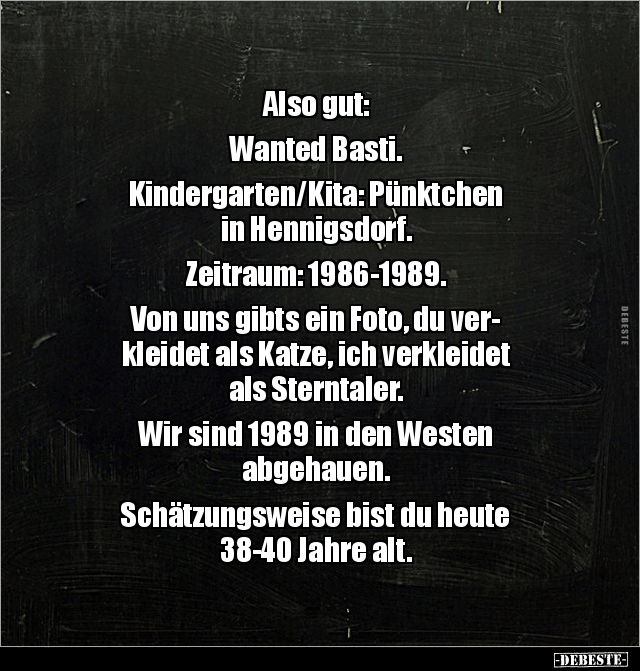 Also gut: Wanted Basti. Kindergarten/Kita: Pünktchen.. - Lustige Bilder | DEBESTE.de