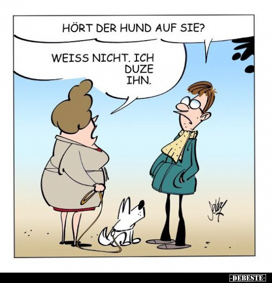 Hört der Hund auf sie?.. - Lustige Bilder | DEBESTE.de