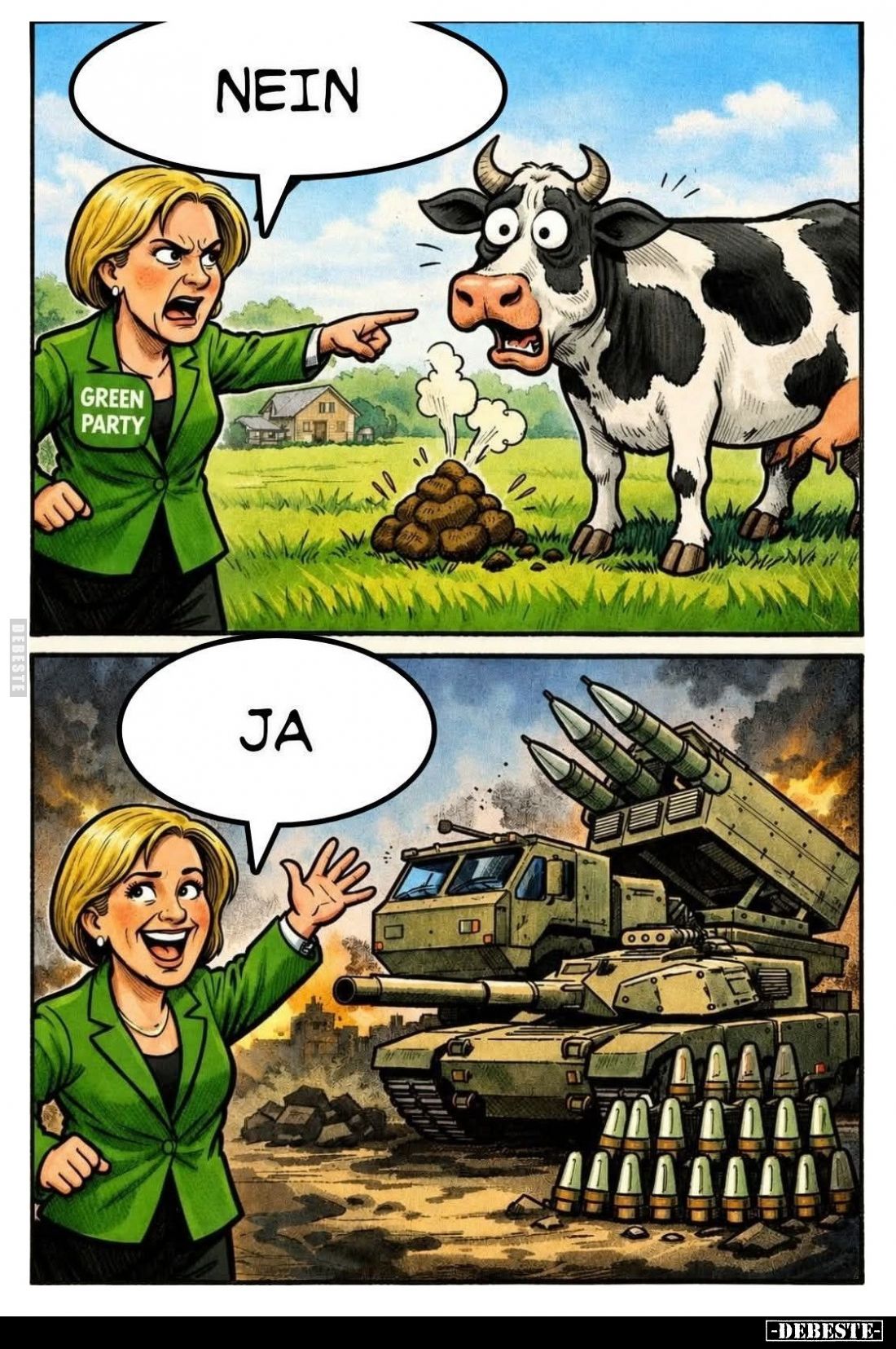 Nein. -
Ja.