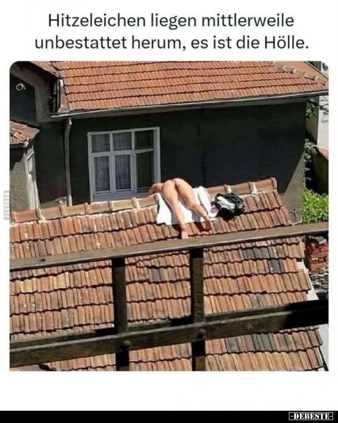 Hitzeleichen liegen mittlerweile unbestattet herum, es ist die Hölle.